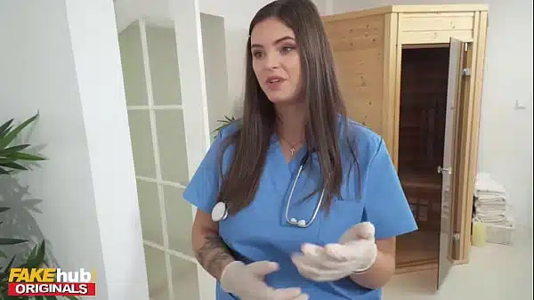 FAKEhub Originals Cheating Anal Therapy – BBW ass fucking for busty horny nurse with plump round ass