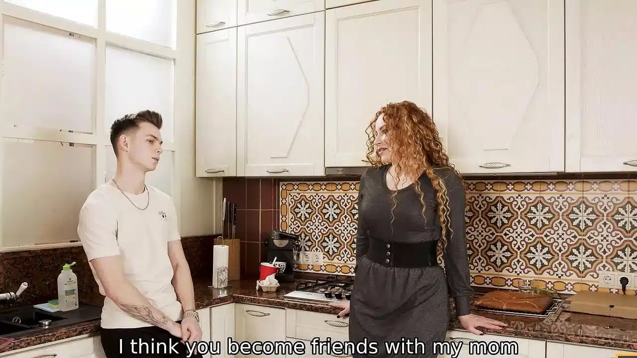 SHAME4K. He seduced and owned stepmom’s friend with curly-hair Tanya Foxxx