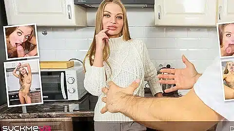 Skinny Blonde Impaled On A Massive Bwc With Dina Joy