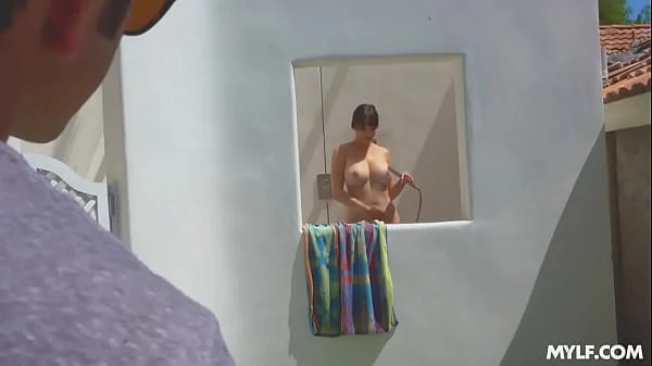 Spying Neighbor Fucks A Toned MILF